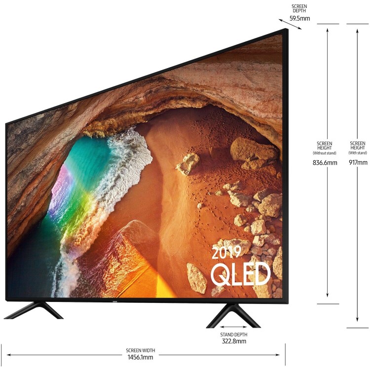 Ex Display - Samsung QE65Q60R 65" 4K Ultra HD Smart HDR QLED TV with Ambient Mode