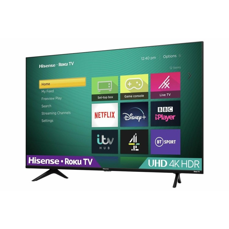 Refurbished Hisense Roku 43" 4K Ultra HD with HDR10 LED Smart TV