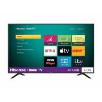 Refurbished Hisense Roku 43" 4K Ultra HD with HDR LED Freeview Play Smart TV without Stand