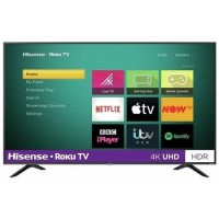 Refurbished Hisense Roku 65" 4K Ultra HD with HDR LED Freeview Play Smart TV