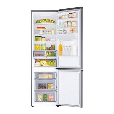 Refurbished Samsung RB38T633ESA Freestanding 373 Litre 70/30 Fridge Freezer Silver