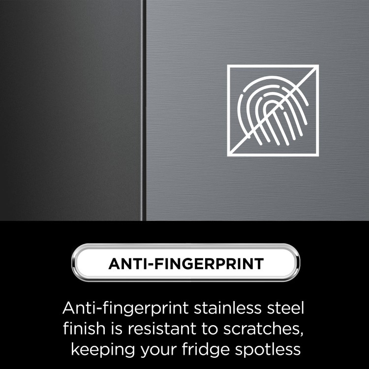 Refurbished TCL RC518CXD0UK 518 Litre Frost Free American Fridge Freezer Stainless Steel