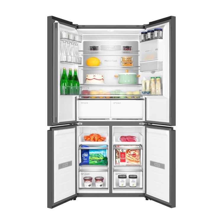 Refurbished TCL RC518CXD0UK 518 Litre Frost Free American Fridge Freezer Stainless Steel