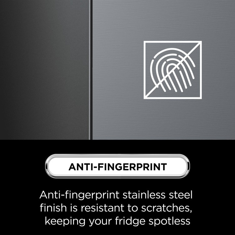 Refurbished TCL RC605SXD0UK Freestanding 605 Litre Frost Free American Fridge Freezer Stainless Steel