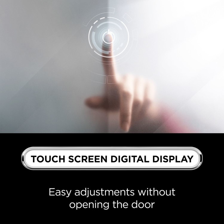 Refurbished TCL RC605SXD0UK Freestanding 605 Litre Frost Free American Fridge Freezer Stainless Steel