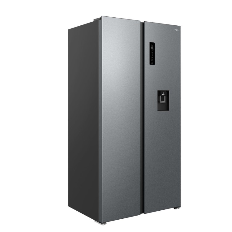 Refurbished TCL RC605SXD0UK Freestanding 605 Litre Frost Free American Fridge Freezer Stainless Steel