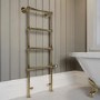 ALMOST PERFECT - 1200mm Electric Towel Rail Brushed Brass- Regent