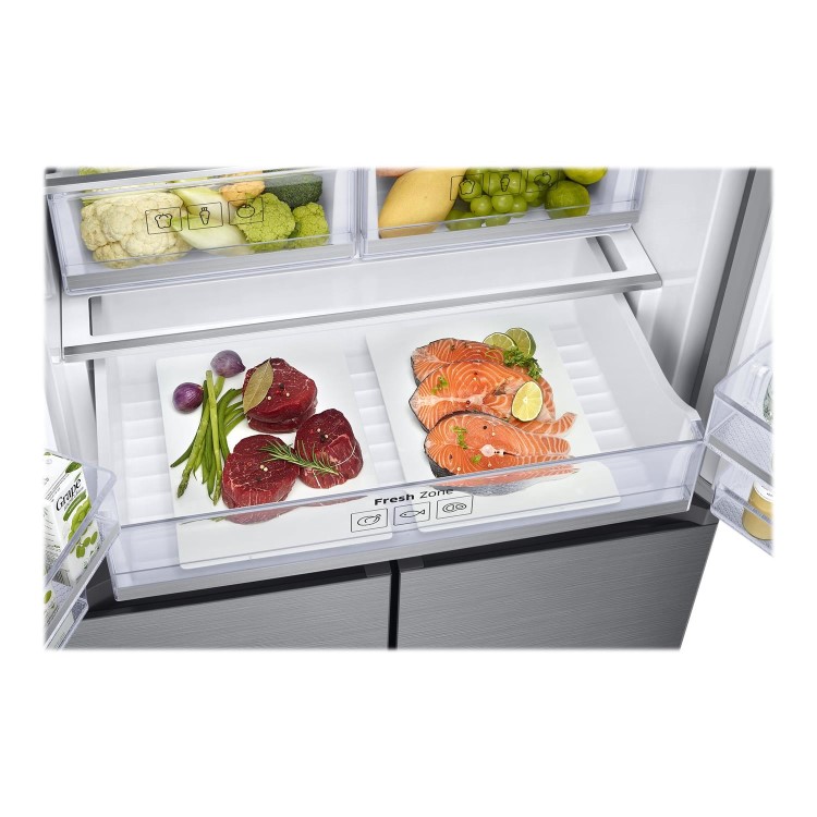 Refurbished Samsung RF50K5960S8/EU Freestanding 545 Litre Fridge Freezer
