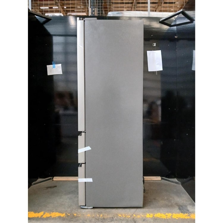 GRADE A2 - Hisense PureFlat 485 Litre French Style American Fridge Freezer - Stainless Steel