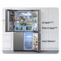 Refurbished Samsung RF65A967FS9 Freestanding 647 Litre Frost Free American Fridge Freezer Silver