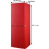 Russell Hobbs RH50FF144R Fridge Freezer 50cm Wide 144cm High Red