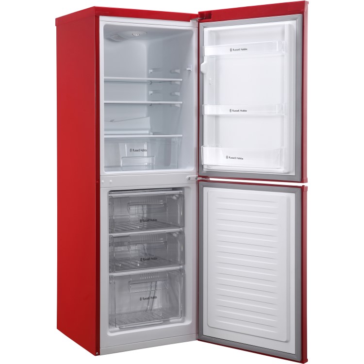 Russell Hobbs RH50FF144R Fridge Freezer 50cm Wide 144cm High Red
