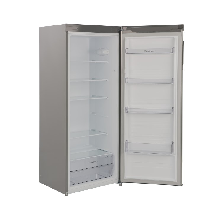Russell Hobbs RH55LF142SS Freestanding 142cm Tall Larder Fridge - Stainless Steel