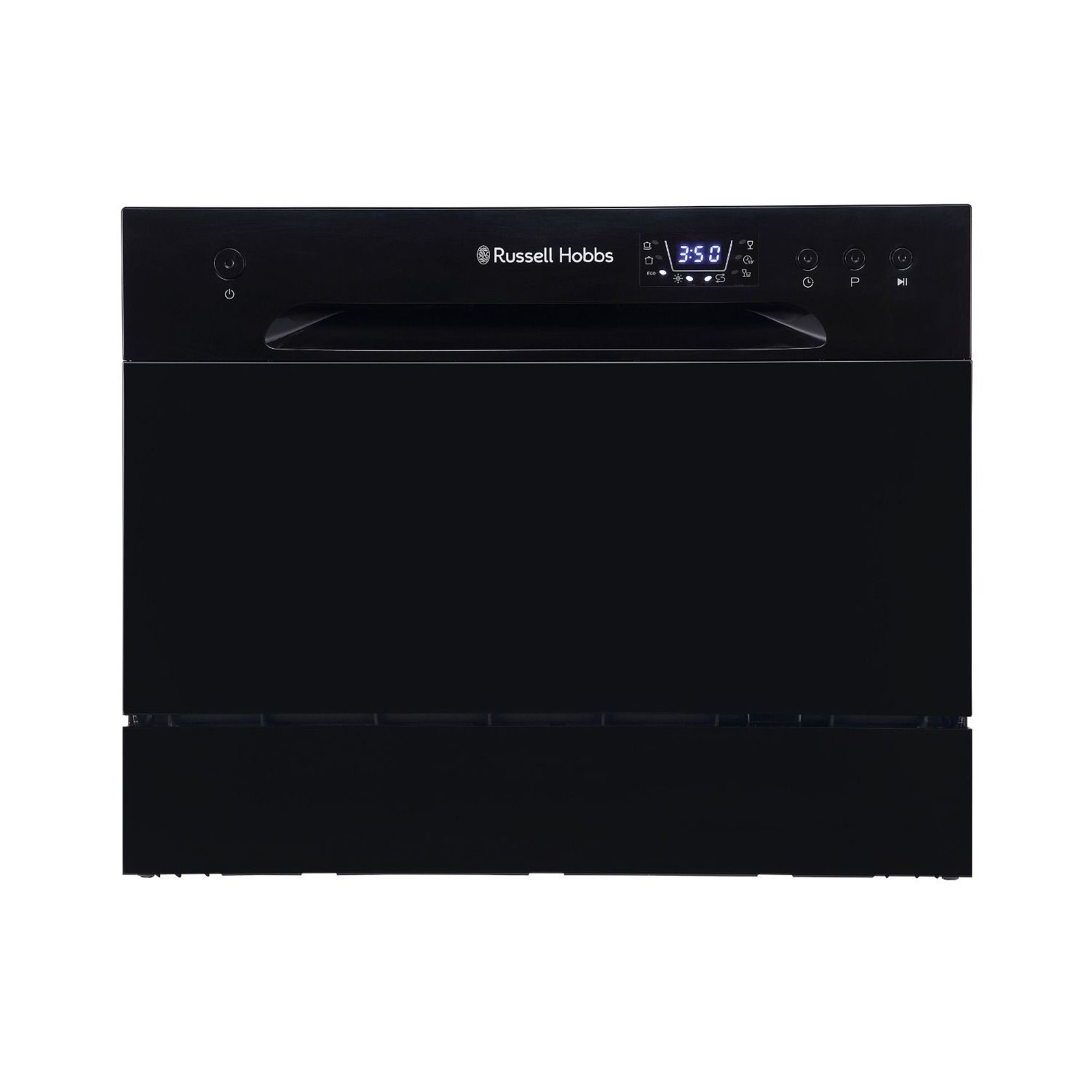 Refurbished Russell Hobbs RHTTDW6B 6 Place Table Top Dishwasher Black A2/RHTTDW6B Appliances