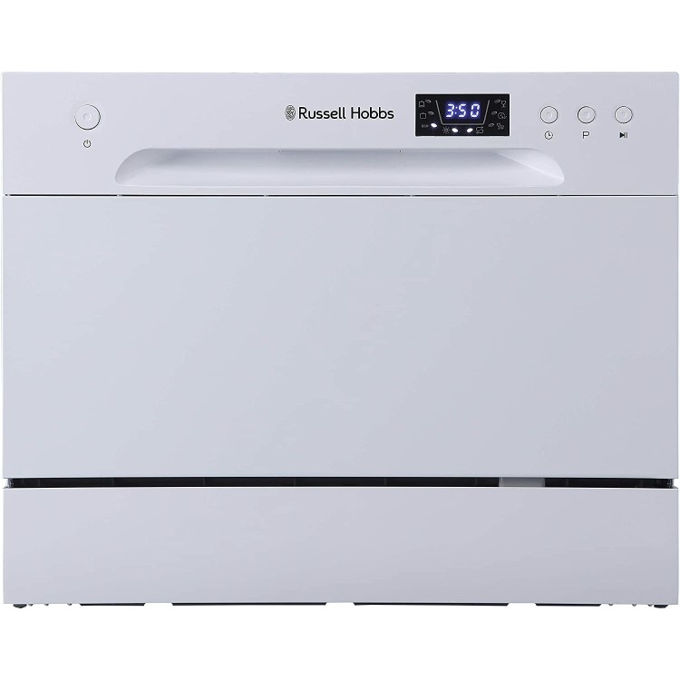 Refurbished Russell Hobbs RHTTDW6W Freestanding 6 Place Table Top Dishwasher