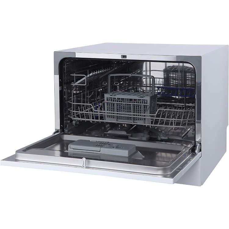 Refurbished Russell Hobbs RHTTDW6W Freestanding 6 Place Table Top Dishwasher