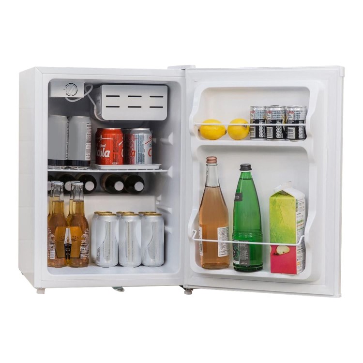 Refurbished Russell Hobbs RHTTF67W-LCK Freestanding 65 Litre Mini Fridge Cooler
