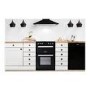 Refurbished Montpellier RMC61CK 60cm 4 Zone Electric Range Cooker