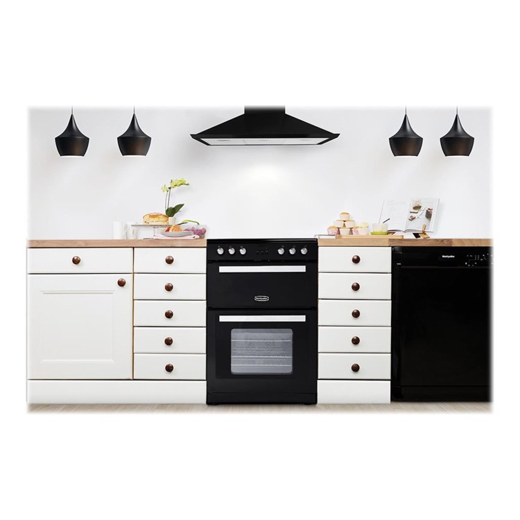 Refurbished Montpellier RMC61CK 60cm 4 Zone Electric Range Cooker