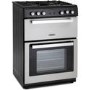 GRADE A1 - Montpellier RMC61GOX 60cm Mini Range Double Oven Gas Cooker in Stainless Steel