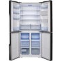 Hisense 431 Litre American Fridge Freezer - Stainless steel