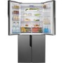 Hisense 431 Litre American Fridge Freezer - Stainless steel