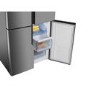 Hisense 431 Litre American Fridge Freezer - Stainless steel