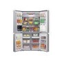 Refurbished Hisense PureFlat RQ758N4SAI1 Freestanding 609 Litre American Fridge Freezer Stainless Steel