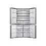 Refurbished Hisense PureFlat RQ758N4SAI1 Freestanding 609 Litre American Fridge Freezer Stainless Steel