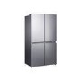 Refurbished Hisense PureFlat RQ758N4SAI1 Freestanding 609 Litre American Fridge Freezer Stainless Steel
