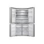 Hisense 579 Litre Freestanding American Fridge Freezer - Premium Stainless Steel Look 