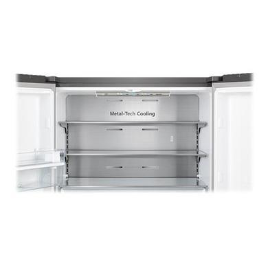 Hisense 579 Litre Freestanding American Fridge Freezer - Premium Stainless Steel Look 