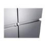 Hisense 579 Litre Freestanding American Fridge Freezer - Premium Stainless Steel Look 