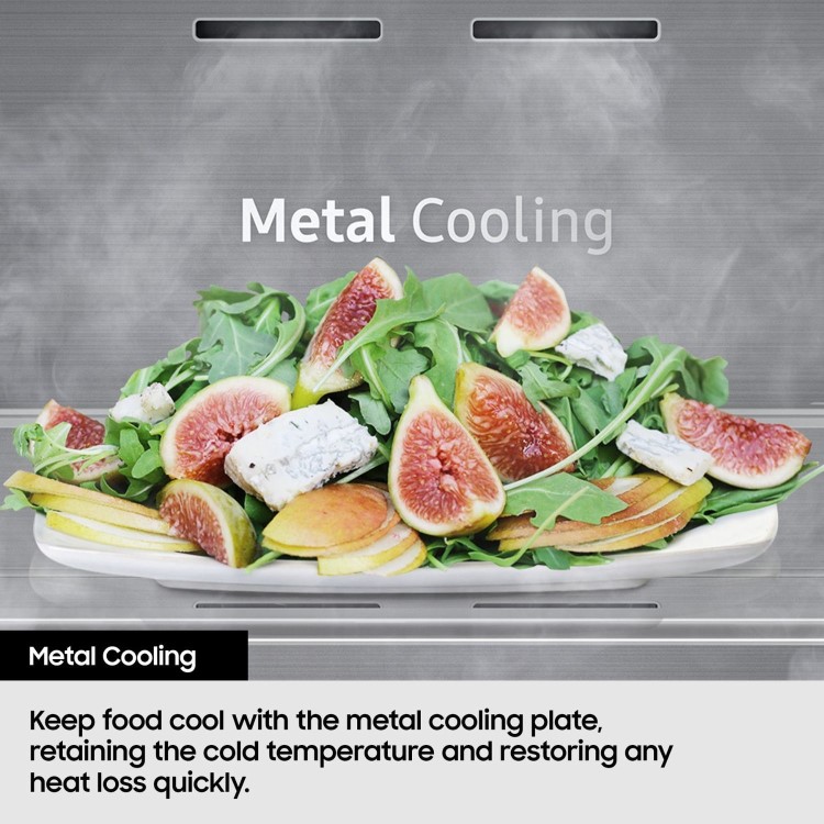 Refurbished Samsung RS65DG54M3B1EU Freestanding 635 Litre Frost Free American Fridge Freezer with SpaceMax Black