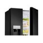 Refurbished Hisense RS694N4TB1 Freestanding 535 Litre 70/30 Frost Free American Fridge Freezer Black