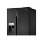 Refurbished Hisense RS694N4TB1 Freestanding 535 Litre 70/30 Frost Free American Fridge Freezer Black