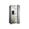 Refurbished Hisense RS694N4TZF 535 Litre Frost Free American Fridge Freezer Stainless Steel