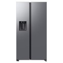 A2/RS70F65KETEU Refurbished Samsung Series 6 640 Litre Side-By-Side American Fridge Freezer - Silver
