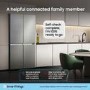 Refurbished Samsung Series 6 640 Litre Side-By-Side American Fridge Freezer - Silver