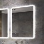 GRADE A2 - Rectangular LED Bathroom Mirror Ultra Slim 500 x 390mm - Sensio Libra