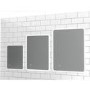 GRADE A2 - Rectangular LED Bathroom Mirror Ultra Slim 500 x 390mm - Sensio Libra