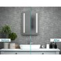 GRADE A2 - Rectangular LED Bathroom Mirror Ultra Slim 500 x 390mm - Sensio Libra
