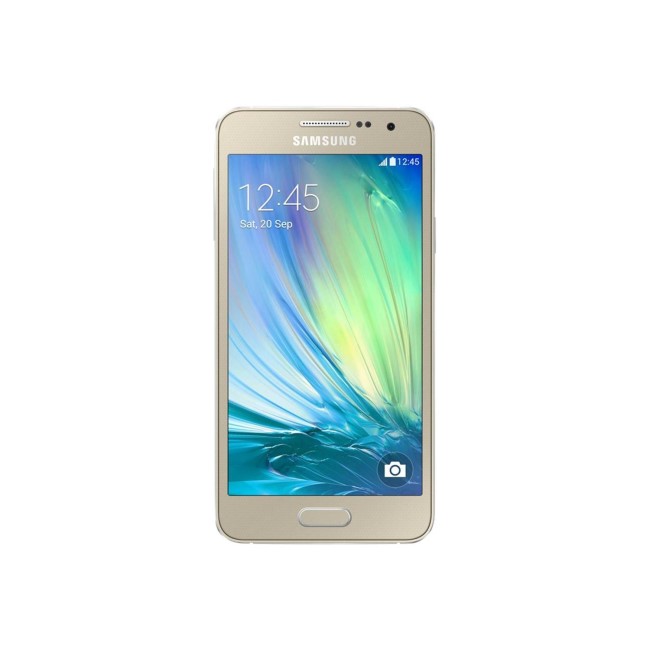 Grade B Samsung Galaxy A3 2015 Gold 4.5" 16GB 4G Unlocked & SIM Free