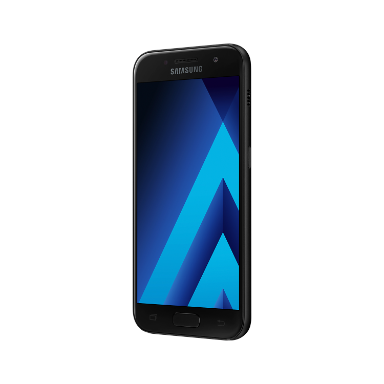Grade A2 Samsung Galaxy A3 2017 Black 4.7" 16GB 4G Unlocked & SIM Free