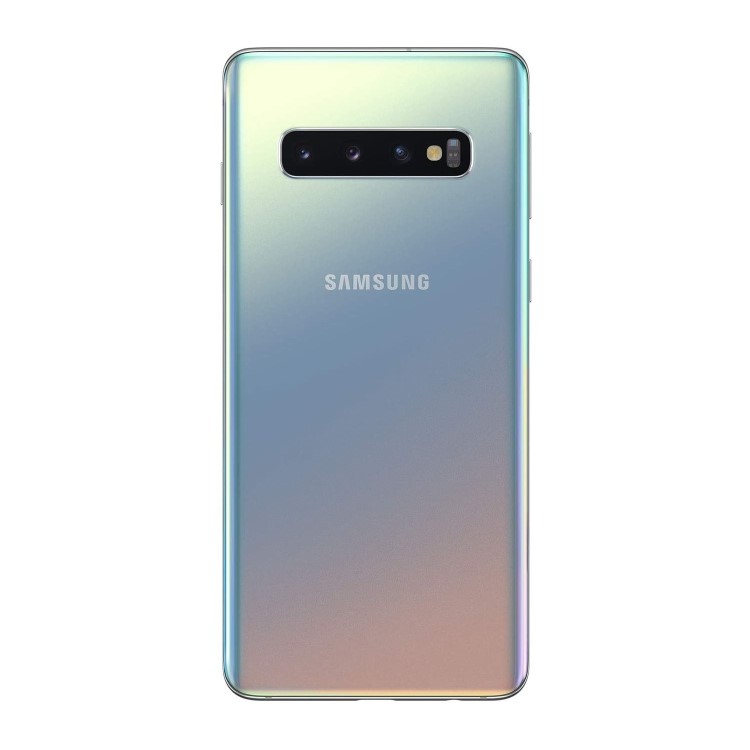 Refurbished Samsung Galaxy S10 Silver 6.1" 128GB 4G Dual SIM Unlocked & SIM Free Smartphone