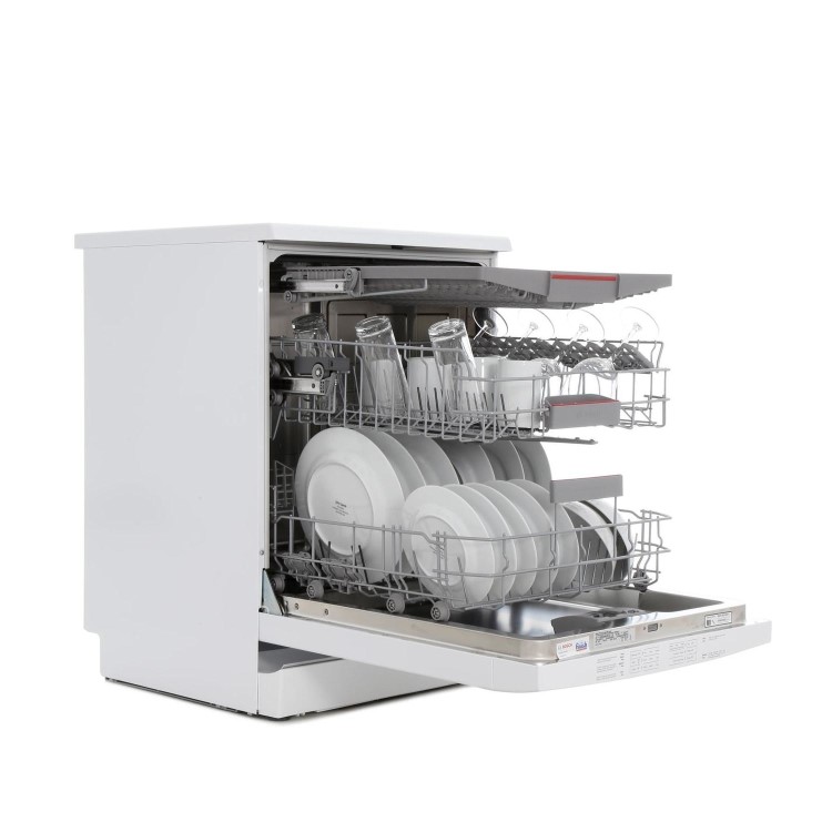 Refurbished Bosch Serie 4 SMS46MW05G 12 Place Freestanding Dishwasher