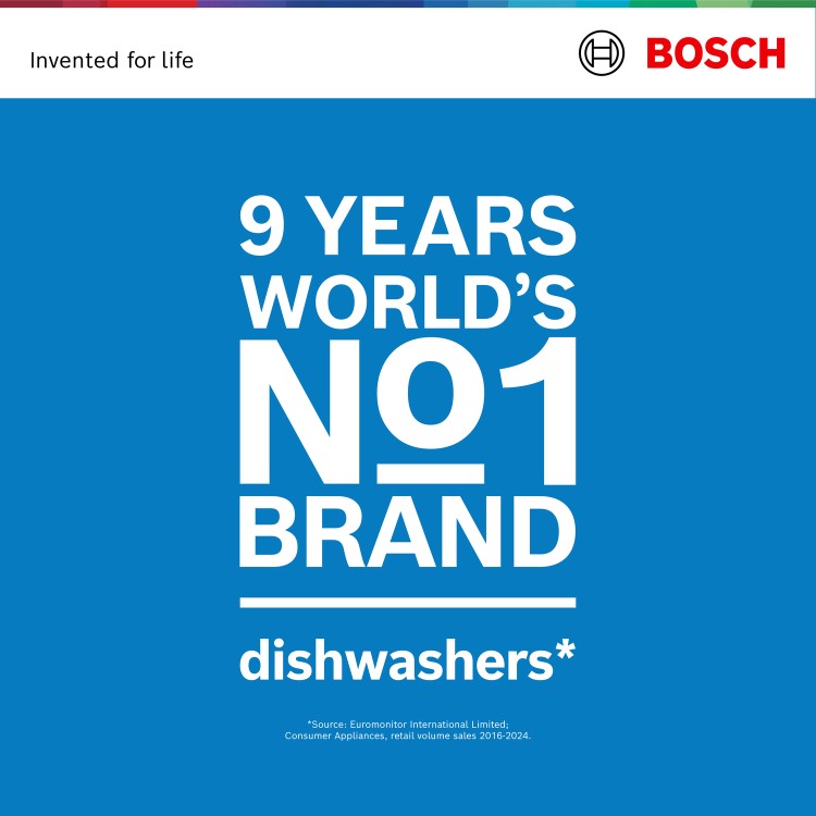 Bosch Series 4 Freestanding Dishwasher - Smart Wi-Fi, B-Rated, White