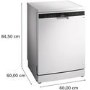Refurbished Siemens SN23EW03ME 14 Place Freestanding Dishwasher White