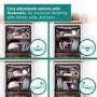 Refurbished Bosch Series 4 Freestanding Slimline Dishwasher - Smart Wi-Fi, White