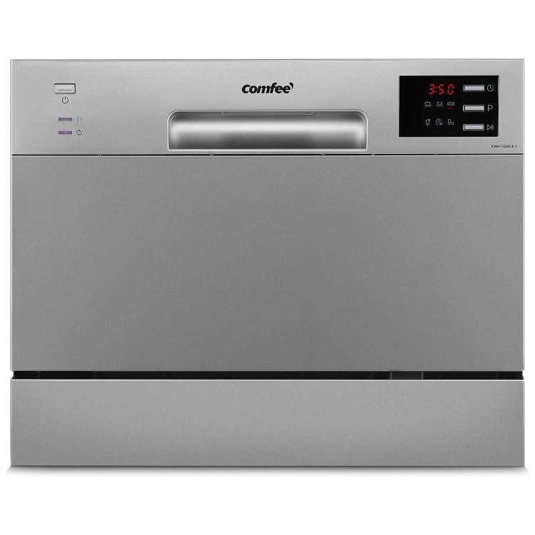 Refurbished COMFEE TD602E-S 6 Place Freestanding Dishwasher